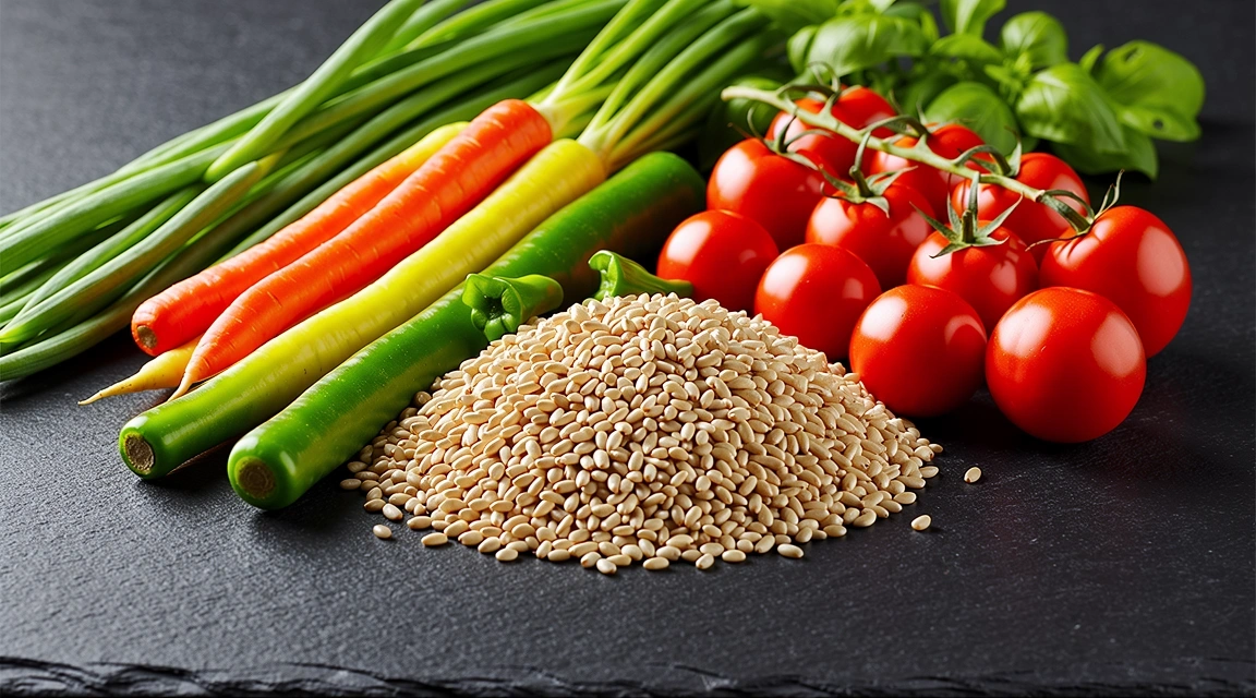 Gesunde Lebensmittel Nahaufnahme